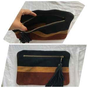 Nastygal leather leather clutch